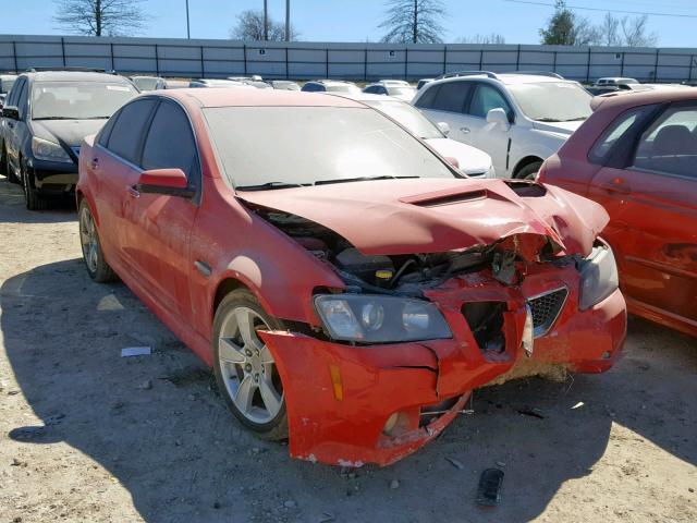 6G2EC57Y59L183985 - 2009 PONTIAC G8 GT RED photo 1