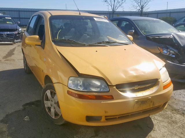 KL1TD666X7B716958 - 2007 CHEVROLET AVEO BASE Sarı foto 1