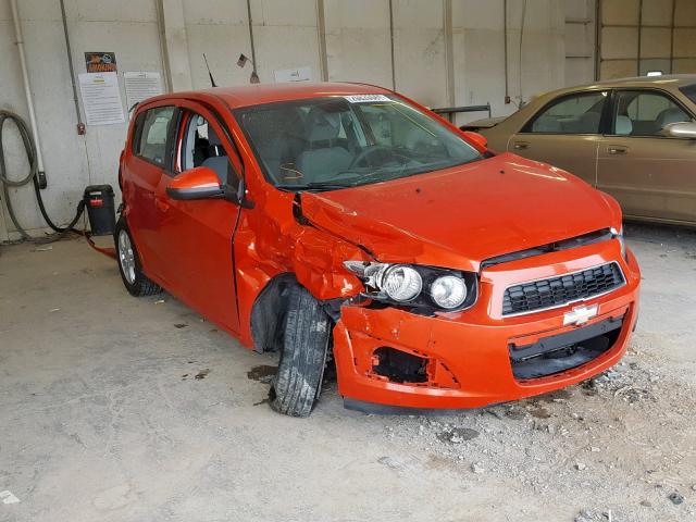 1G1JA6SH7C4230860 - 2012 CHEVROLET SONIC LS ORANGE photo 1