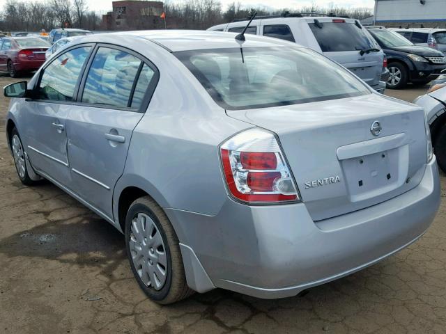 3N1AB61E48L752037 - 2008 NISSAN SENTRA 2.0 SILVER photo 3