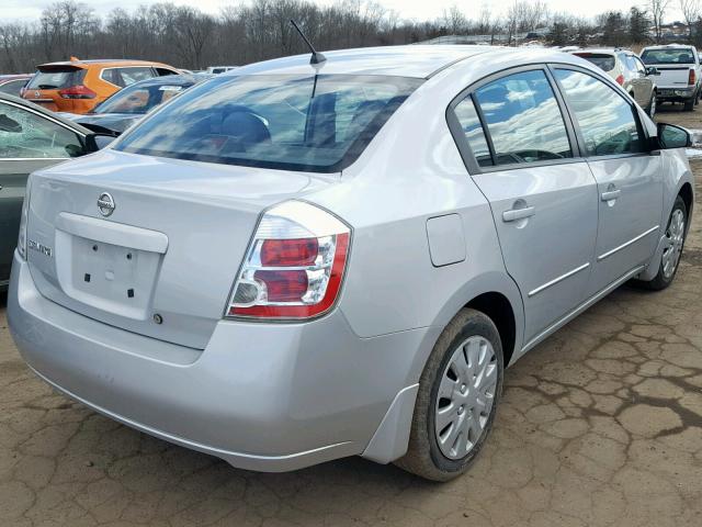 3N1AB61E48L752037 - 2008 NISSAN SENTRA 2.0 SILVER photo 4