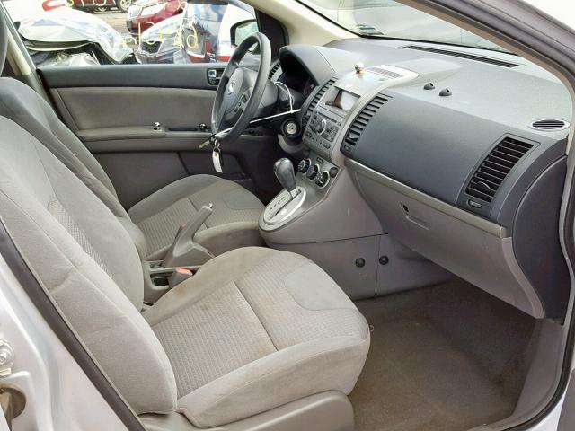 3N1AB61E48L752037 - 2008 NISSAN SENTRA 2.0 SILVER photo 5