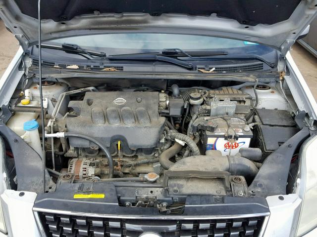 3N1AB61E48L752037 - 2008 NISSAN SENTRA 2.0 SILVER photo 7