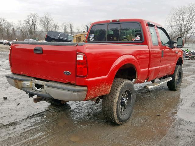 1FTSX31S8YEB51866 - 2000 FORD F350 SRW S RED photo 4