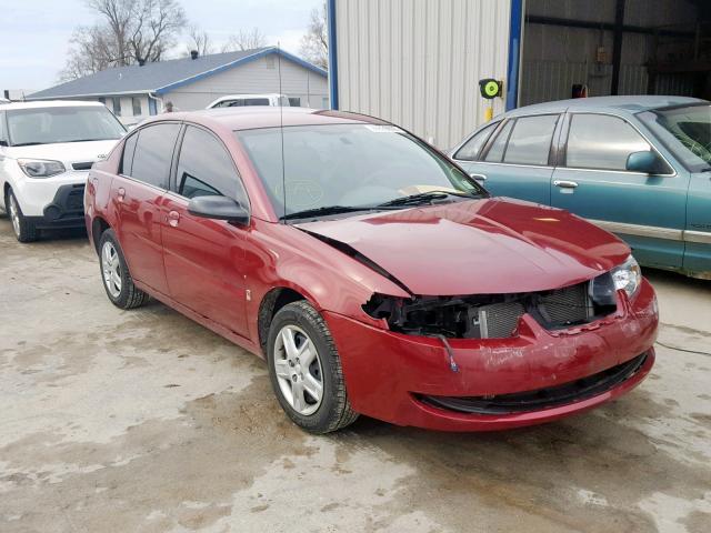 1G8AJ55FX7Z136387 - 2007 SATURN ION LEVEL MAROON photo 1