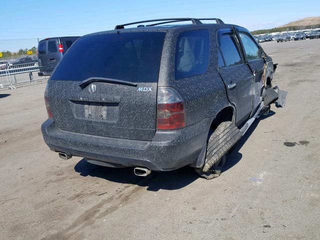 2HNYD18216H512190 - 2006 ACURA MDX BLACK photo 4