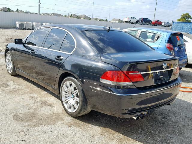 WBAHL83577DT09481 - 2007 BMW 750 BLACK photo 3