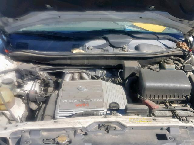 JT6GF10U5X0042591 - 1999 LEXUS RX 300 WHITE photo 7