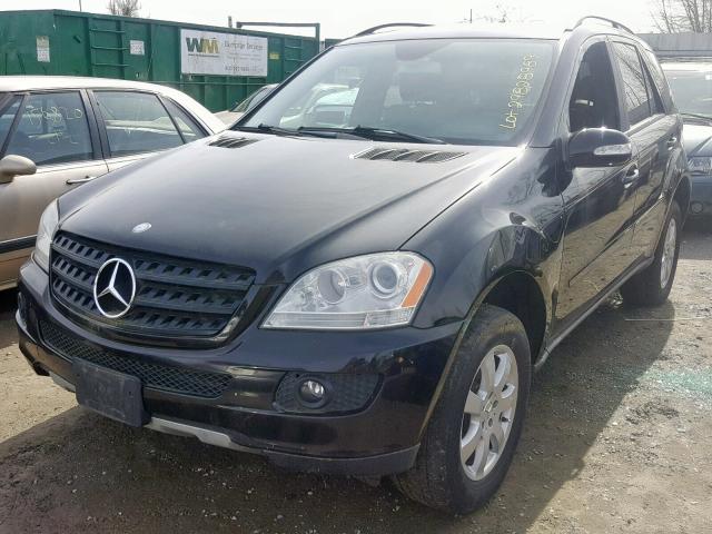 4JGBB86EX6A041822 - 2006 MERCEDES-BENZ ML 350 BLACK photo 2