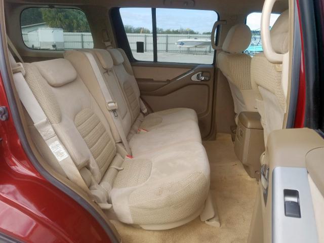 5N1AR18U47C633807 - 2007 NISSAN PATHFINDER LE  ფოტო 6