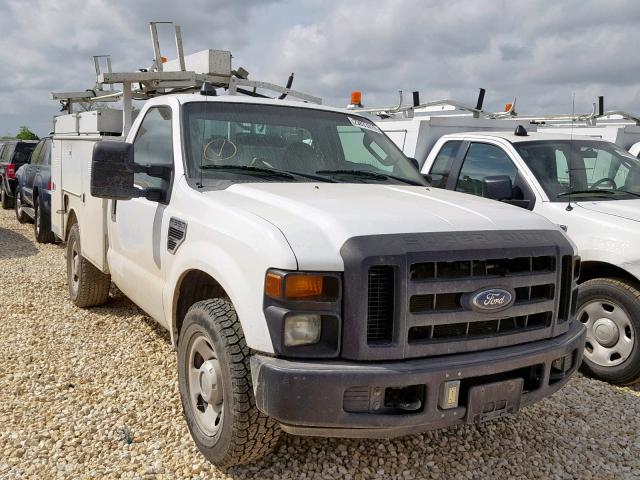 1FD3F30598EE46540 - 2008 FORD F350 SRW S WHITE photo 1