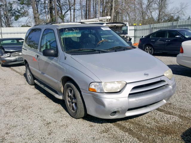 4N2ZN17T41D810639 - 2001 NISSAN QUEST GLE SILVER photo 1