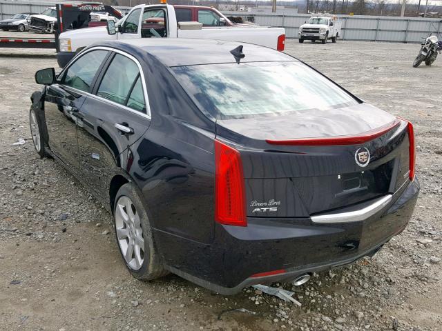 1G6AA5RX5E0116948 - 2014 CADILLAC ATS BLACK photo 3