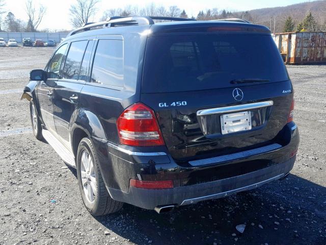 4JGBF71E68A352964 - 2008 MERCEDES-BENZ GL 450 4MA BLACK photo 3