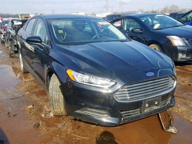 3FA6P0G77GR141415 - 2016 FORD FUSION S BLACK photo 1