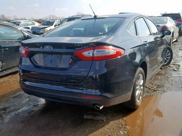 3FA6P0G77GR141415 - 2016 FORD FUSION S BLACK photo 4