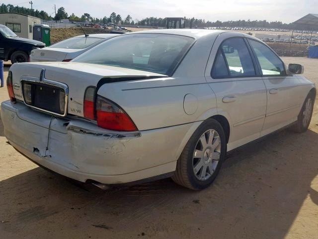 1LNHM87A84Y610073 - 2004 LINCOLN LS WHITE photo 4