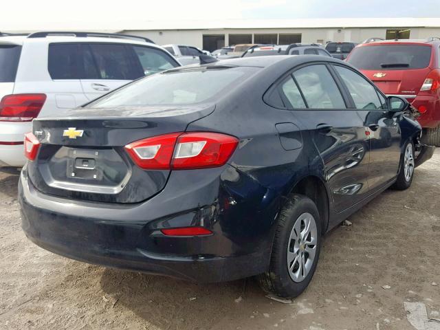 1G1BJ5SM9K7102354 - 2019 CHEVROLET CRUZE BLACK photo 4