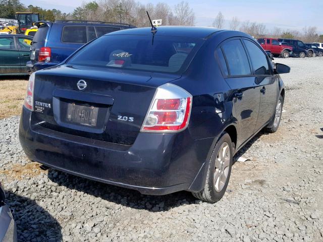 3N1AB61E17L614034 - 2007 NISSAN SENTRA 2.0 BLACK photo 4