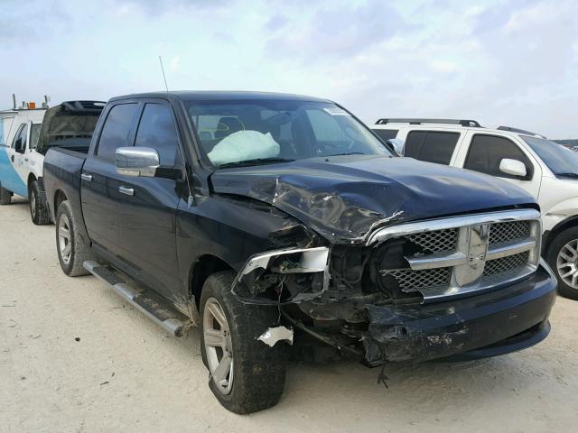 1C6RD6PT9CS300778 - 2012 DODGE RAM 1500 L BLACK photo 1