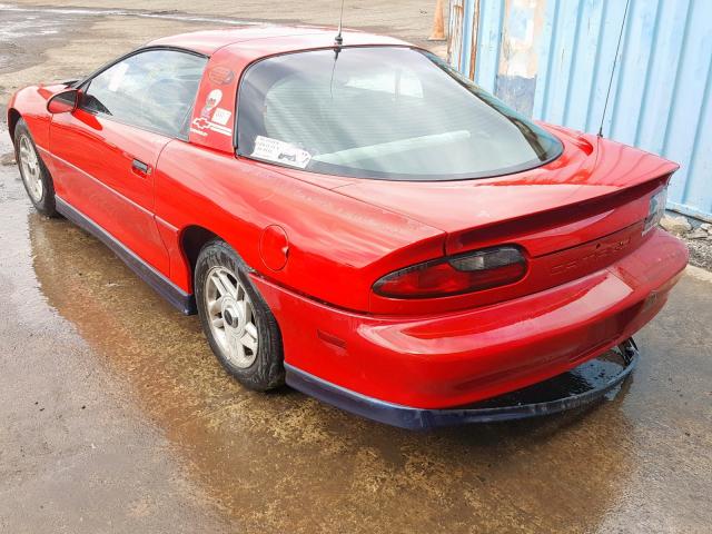 2G1FP22K9T2120410 - 1996 CHEVROLET CAMARO BAS RED photo 3