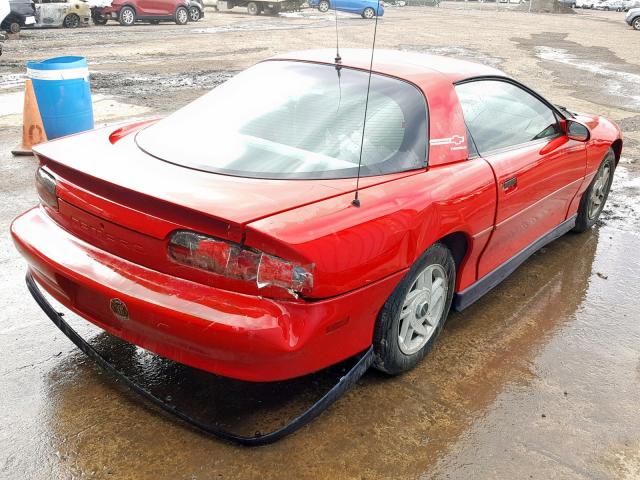 2G1FP22K9T2120410 - 1996 CHEVROLET CAMARO BAS RED photo 4