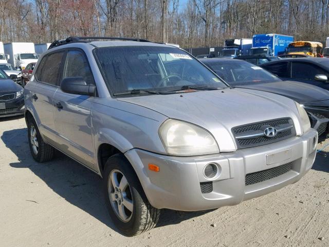 KM8JM12B05U151350 - 2005 HYUNDAI TUCSON GL SILVER photo 1