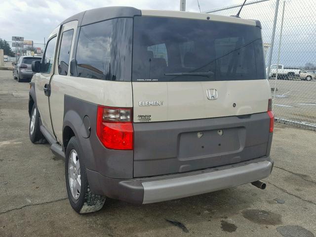 5J6YH286X5L010826 - 2005 HONDA ELEMENT EX BEIGE photo 3