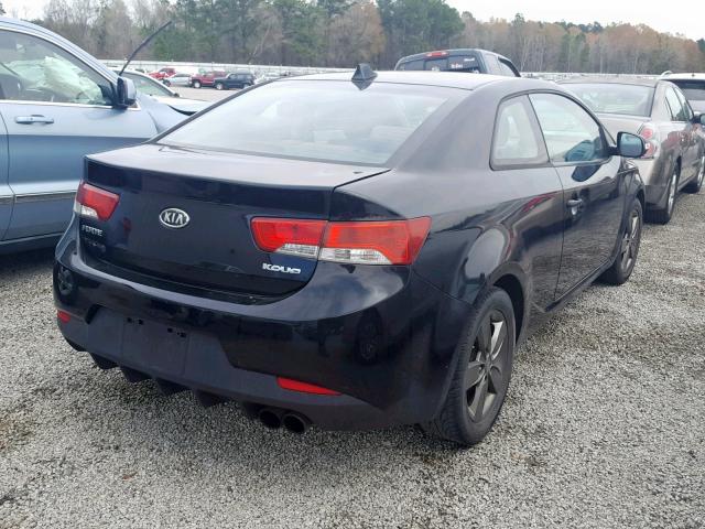 KNAFU6A25A5110903 - 2010 KIA FORTE EX BLACK photo 4