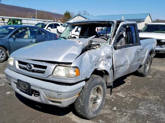 4F4ZR47E82TM04324 - 2002 MAZDA B4000 CAB SILVER photo 2