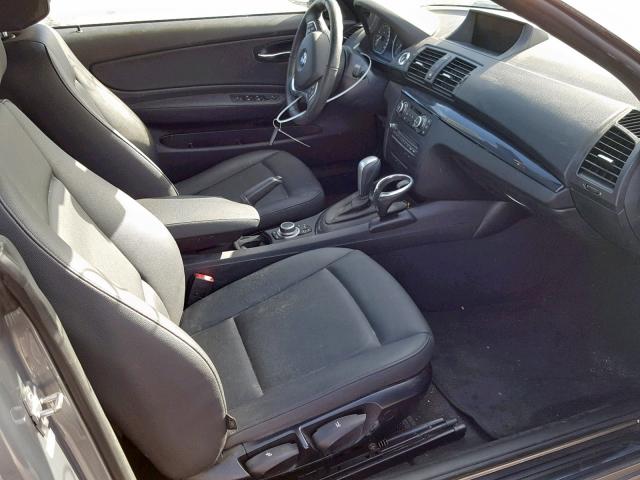 WBAUL7C59CVM83632 - 2012 BMW 128 I GRAY photo 5