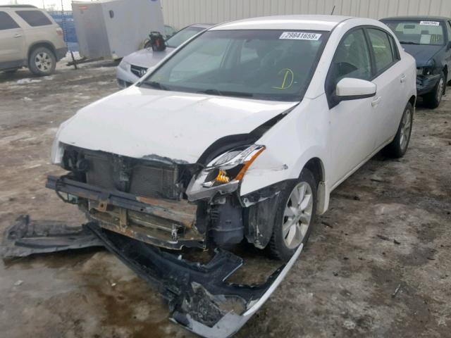 3N1AB6AP5BL682279 - 2011 NISSAN SENTRA 2.0 WHITE photo 2