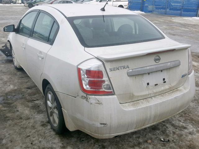 3N1AB6AP5BL682279 - 2011 NISSAN SENTRA 2.0 WHITE photo 3