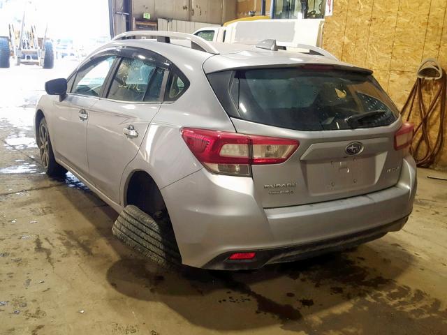 4S3GTAN64J3713086 - 2018 SUBARU IMPREZA LI SILVER photo 3