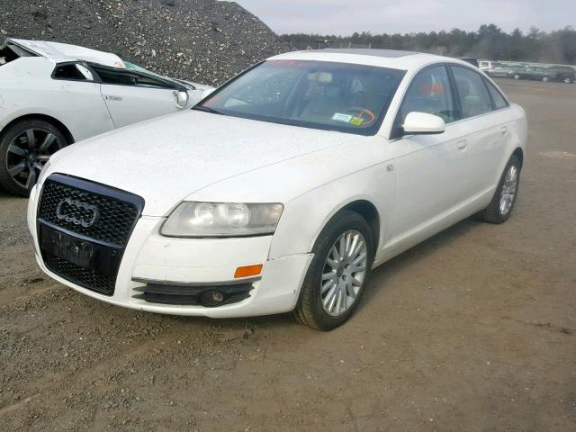 WAUDH74F16N163623 - 2006 AUDI A6 3.2 QUA WHITE photo 2