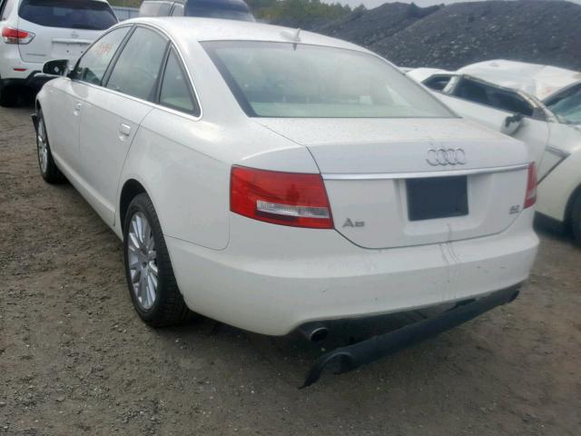 WAUDH74F16N163623 - 2006 AUDI A6 3.2 QUA WHITE photo 3