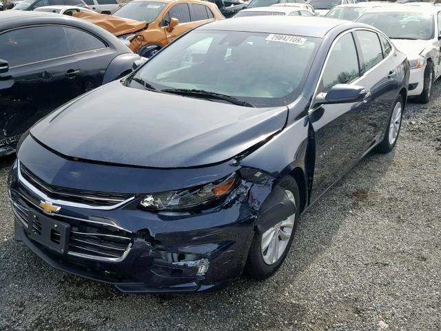 1G1ZJ5SU4GF356520 - 2016 CHEVROLET MALIBU HYB BLUE photo 2