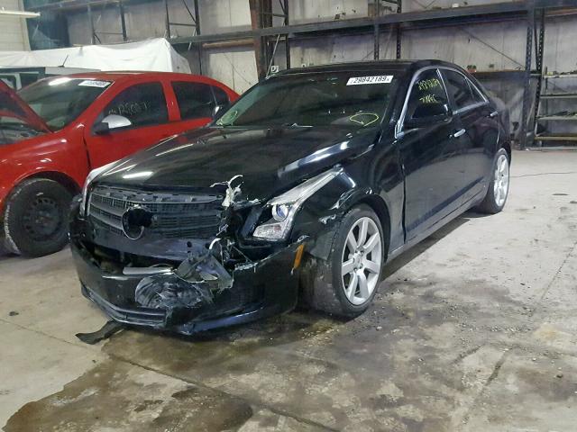 1G6AA5RA6D0157132 - 2013 CADILLAC ATS BLACK photo 2