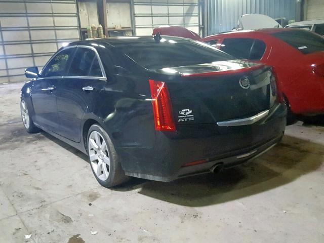 1G6AA5RA6D0157132 - 2013 CADILLAC ATS BLACK photo 3