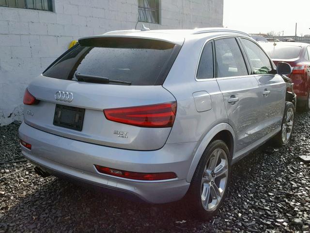 WA1GFCFS4FR003702 - 2015 AUDI Q3 PRESTIG SILVER photo 4