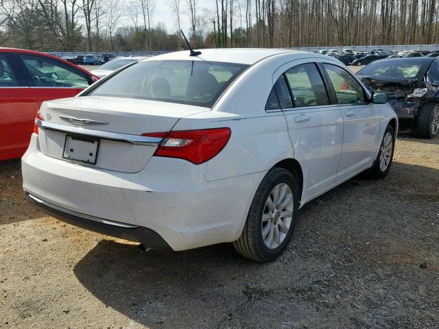 1C3CCBBB5CN103778 - 2012 CHRYSLER 200 TOURIN WHITE photo 4