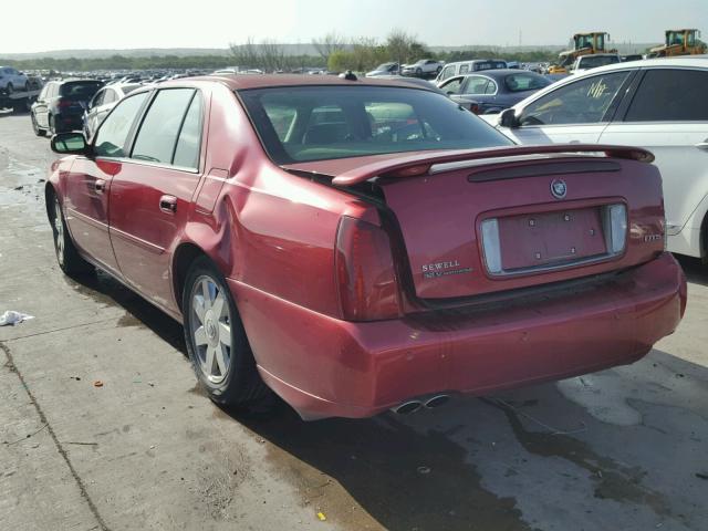 1G6KF57903U271147 - 2003 CADILLAC DEVILLE DT BURGUNDY photo 3