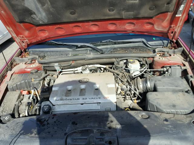 1G6KF57903U271147 - 2003 CADILLAC DEVILLE DT BURGUNDY photo 7