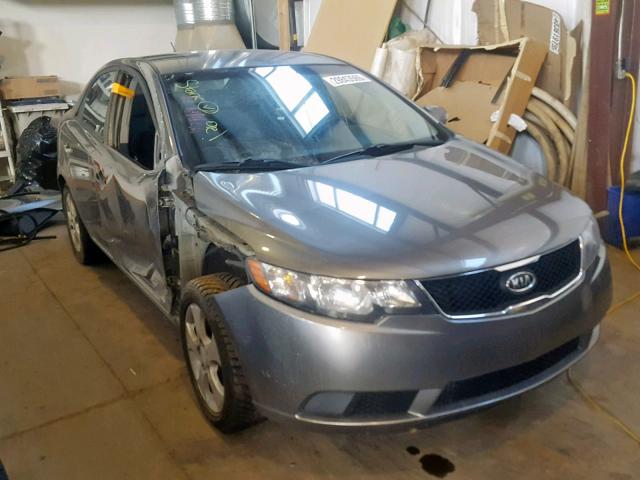 KNAFU4A21A5095448 - 2010 KIA FORTE EX GRAY photo 1