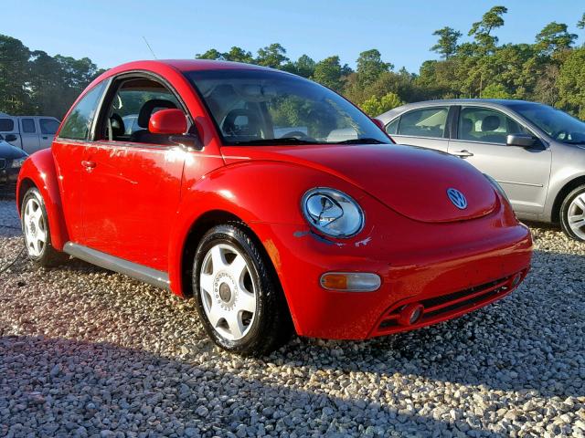 3VWBB61CXWM001884 - 1998 VOLKSWAGEN NEW BEETLE 红色 照片 1
