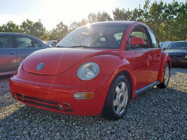 3VWBB61CXWM001884 - 1998 VOLKSWAGEN NEW BEETLE 红色 照片 2
