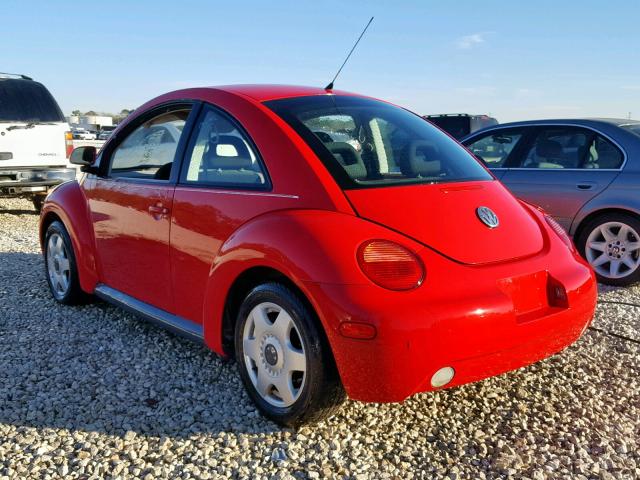 3VWBB61CXWM001884 - 1998 VOLKSWAGEN NEW BEETLE 红色 照片 3