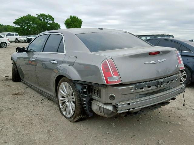 2C3CCAEG8EH156990 - 2014 CHRYSLER 300C GRAY photo 3