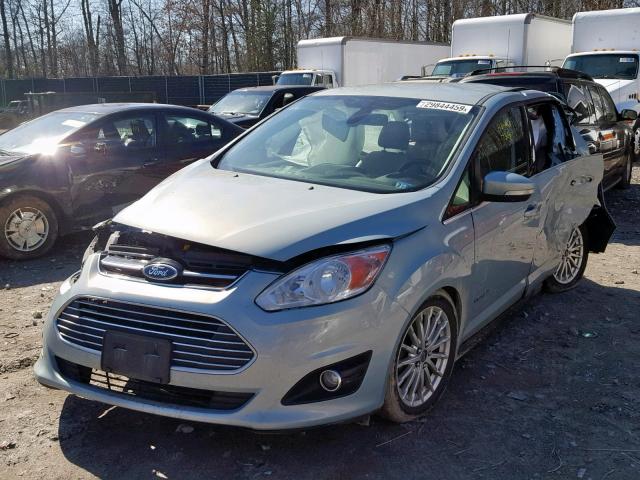 1FADP5BU6DL513306 - 2013 FORD C-MAX SEL BLUE photo 2