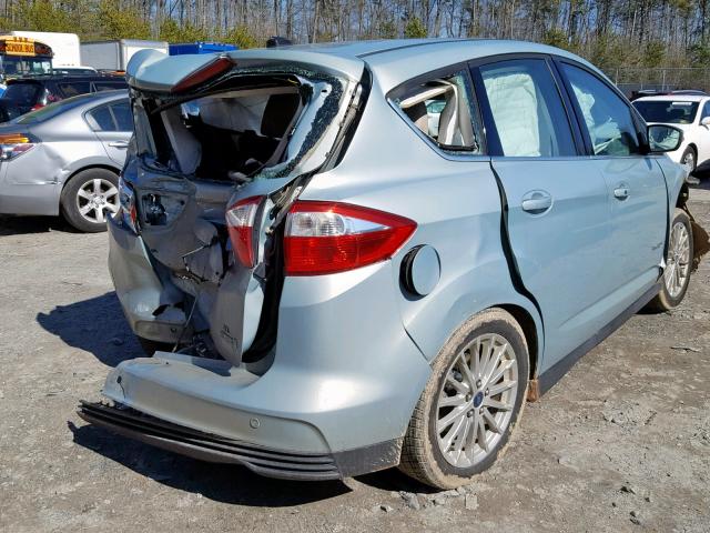 1FADP5BU6DL513306 - 2013 FORD C-MAX SEL BLUE photo 4